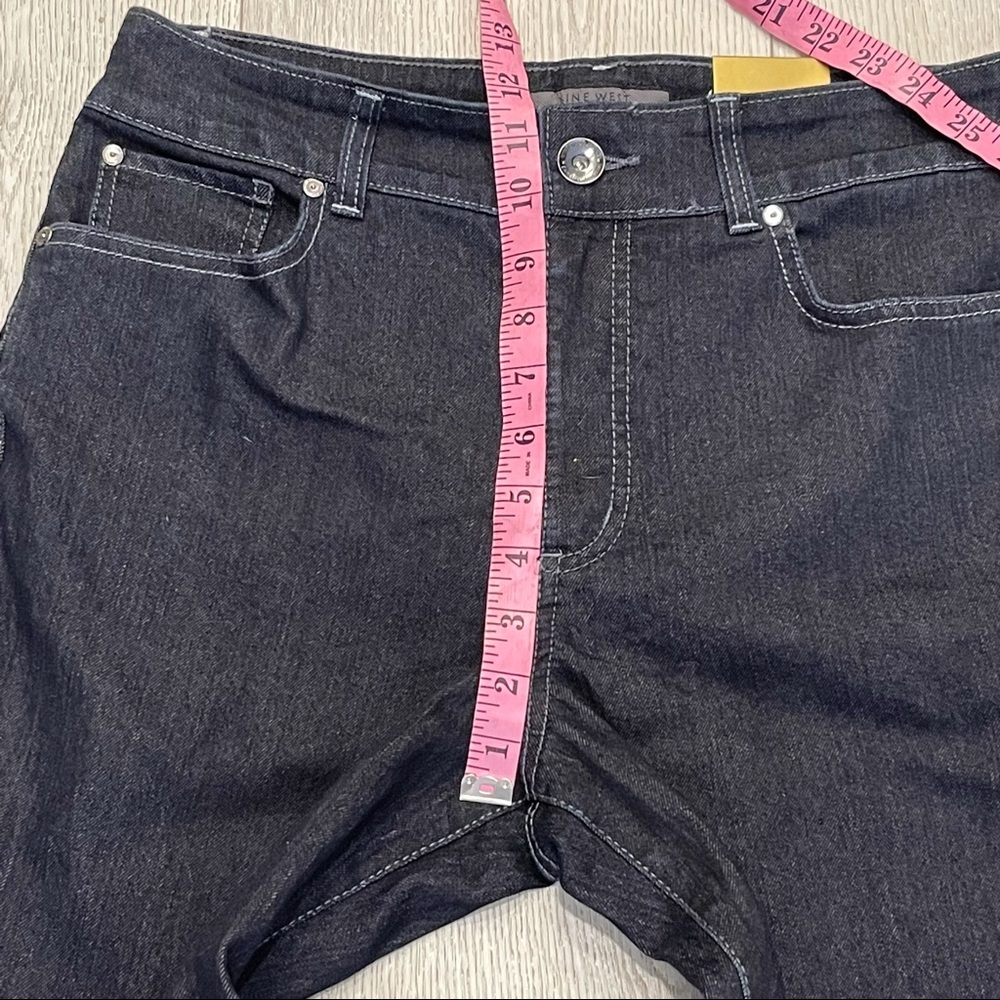 NWT NINE WEST Marianna Dark Wash Denim Jeans - Picture 4 of 10